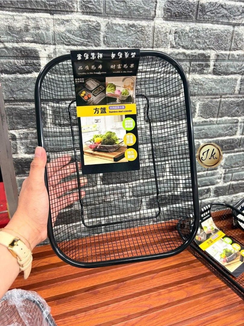 Stainless Black Strainer (Category: Other Kitchenware & Tableware) located in Manila. Submitted by onlineshoppersph (Listing ID 1406240316, Image 2). Description: Small Php90 Big 100 Cash On Deliver - Metro Manila - Delivery Fee/Handling Fee shouldered by BUYERS - DF/HF depends on BUYERS Location LALAMOVE PICK UP - Cash on Deliver - Metro Manila & Nearby DELIVER THRU COURIER, CARGO & BUS - Provincial Buyers - Payment 1st Thank You.