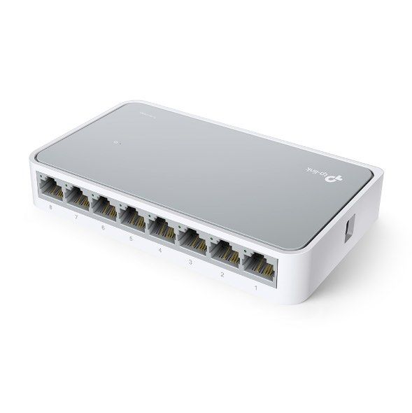 TP-Link 8-Port 10/100Mbps Desktop Switch (Category: Networking) located in Mandaluyong City. Submitted by oliboycastro (Listing ID 1406237197, Image 2). Description: TL-SF1008D Unit and Adapter Only RFS: Upgrade.