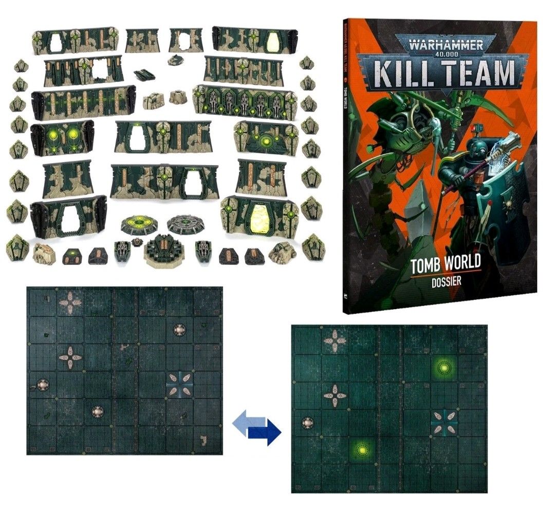 Warhammer 40K Kill Team Tomb World Necrons Terrain & Campaign Content ...