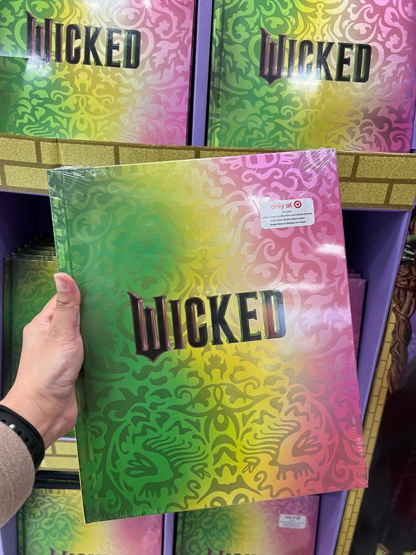 Wicked The Official Visual hard bound book (target exclusive) (Category: Storybooks) located in Paranaque City. Submitted by kristhings (Listing ID 1406168686, Image 2). Description: The official Wicked visual hard bound book It’s really heavy!.