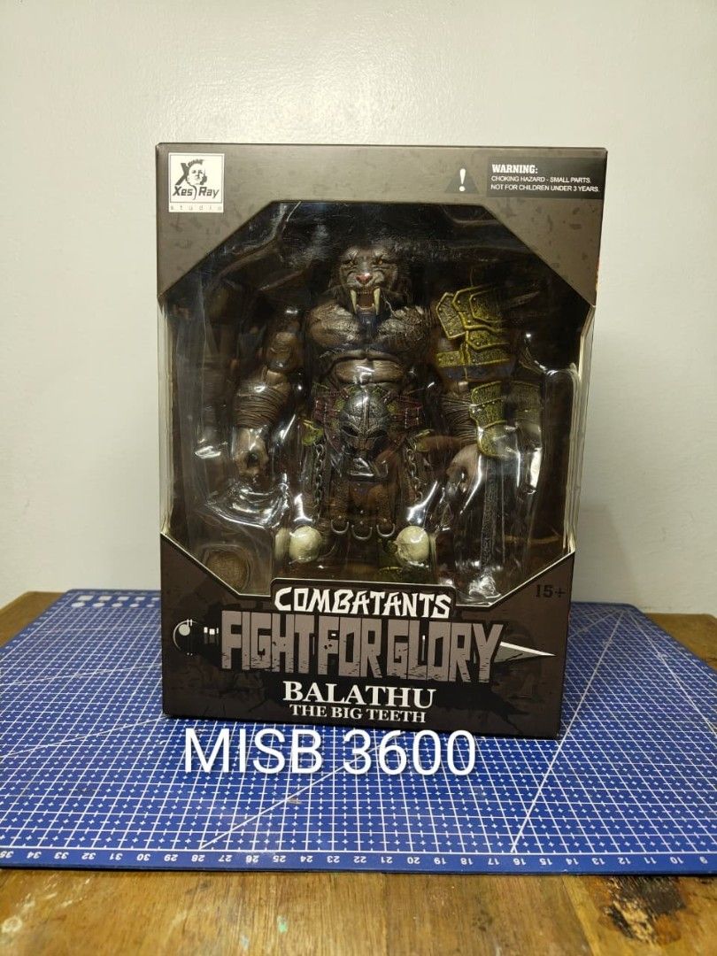 XesRay Combatants Fight for Glory Balathu Action Figure (Category: Figurines & Statues) located in Makati City. Submitted by kittysnack (Listing ID 1406241981, Image 1). Description: - Combatants Fight for Glory Balathu action figure - Brand new, in original packaging - Features "Balathu the Big Teeth" - 18+ age rating - Price: ₱3600.