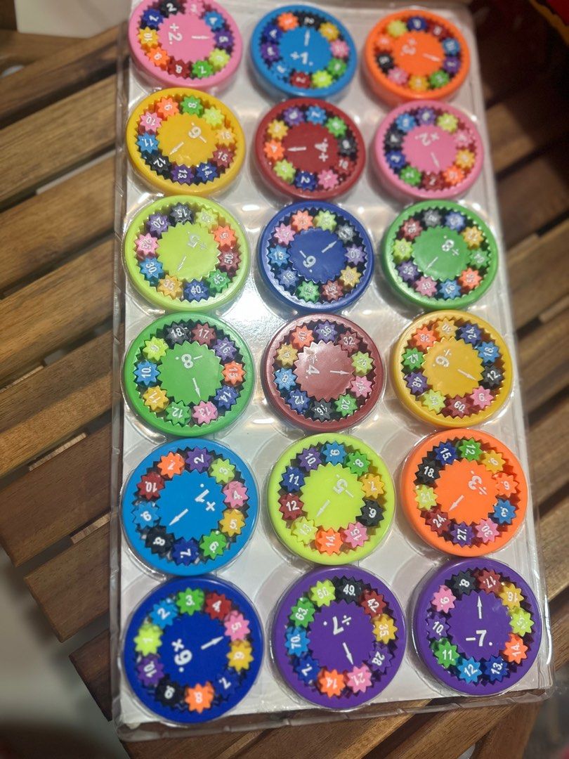 18pcs Math finger fidget spinner (Category: Educational & Learning Toys) located in Davao. Submitted by favoritepreloved (Listing ID 1406402741, Image 1). Description: ❤️Fixed price ❤️ an educational toy designed to help children practice arithmetic while fidgeting. .
