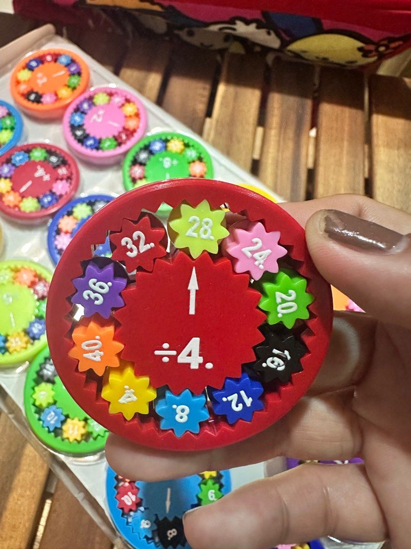 18pcs Math finger fidget spinner (Category: Educational & Learning Toys) located in Davao. Submitted by favoritepreloved (Listing ID 1406402741, Image 2). Description: ❤️Fixed price ❤️ an educational toy designed to help children practice arithmetic while fidgeting. .