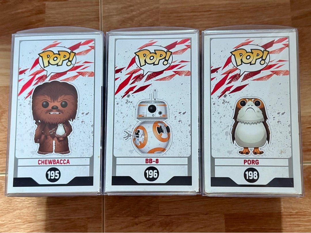 [3Pcs] Funko Pop! Star Wars Figures, Hobbies & Toys, Toys & Games on ...