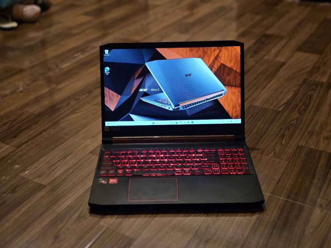 Acer nitro 5 AN515-43 (Category: Laptops & Notebooks) located in Quezon City. Submitted by jal_sai23 (Listing ID 1406448504, Image 2). Description: - Second Hand price 15,000 - Acer nitro 5 AN515-43 - Ryzen 5 3550H (8 CPUs), ~2.1GHz - Windows 11 Genuine - RAM 8GB 2400MHZ - Resolution (1920 × 1080) FULL HD - Radeon RX 560X Series 6GB Vram - SSD 256GB + 1TB HDD - Backlight KEYBOARD - Size Display 15.6 ▪︎ Warranty 7days Replacement ▪︎ 1month's Servi