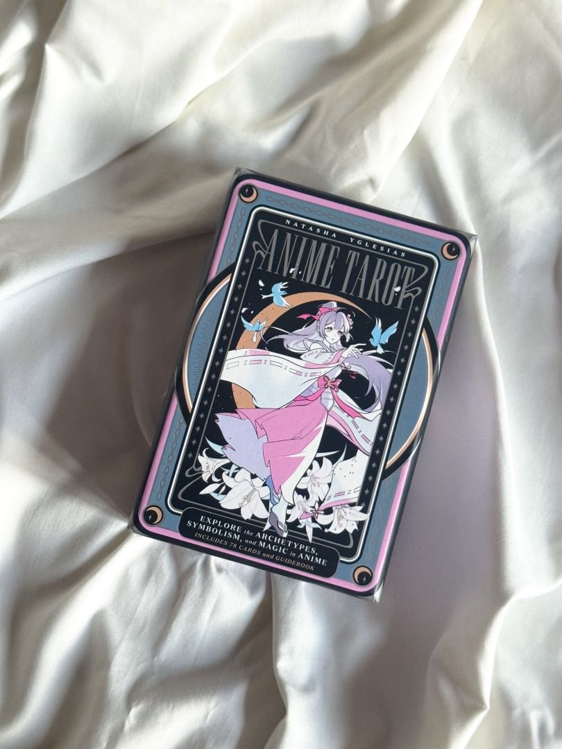 Anime Tarot (Category: Card Packs) located in Quezon City. Submitted by draconyx (Listing ID 1406438433, Image 2). Description: Anime Tarot, includes box & guidebook. All cards completed. Used for a reading around 2-3x. OG Price: ~1,400 RFS: Decluttering MOP: Gcash, Maya, BPI.