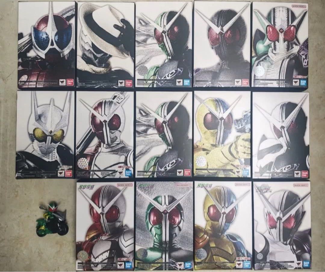Bandai s.h.figuarts Shf Skc Kamen Rider Masked Rider Kuuga Rising Dragon Risibg Pegasus Rising Titan Dragon Form Rising Mighty Amazing Mighty Ultimate Form Skull OOO Shinkocchou Skc Hibiki Figures (Category: Toy Figures) located in Singapore. Submitted by yujinnnnnn (Listing ID 1406405741, Image 2). Description: 💰 send pic and offer your price (no reply = not accept) don’t pm if you want buy at cheap price 🚢 ETA 2-4 weeks 📦 2nd payment for pos