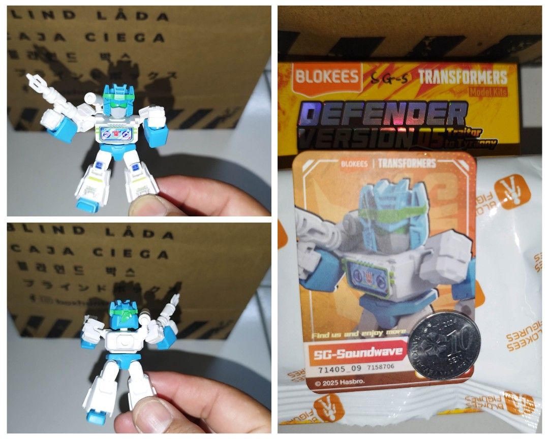 Blokees Transformers Defender Version 05 SG-Soundwave, Hobbies & Toys ...