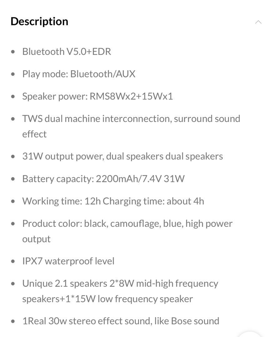 Brand New Awei Wireless Bluetooth Speaker (Category: Soundbars, Speakers & Amplifiers) located in Quezon City. Submitted by lochness__ (Listing ID 1406324795, Image 2). Description: Selling super low!!! Brand New in box Sealed Very very nice Awei Y669 outdoor waterproof wireless bluetooth speaker Color - Blue Please see pics for more Description and Specs.