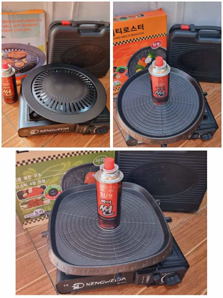 Butane Set for Samgy (Category: BBQ, Grills & Hotpots) located in Manila. Submitted by redonline (Listing ID 1406306896, Image 1). Description: BUTANE SET FOR SAMGYUP ✅SQUARE PLATE ₱1050 ✅ ROUND PLATE ₱999 ✅ ROUND PLATE ₱750 free butane gas ON HAND BRAND NEW Mode of Payment: Gcash,COD Same day delivery + Delivery Fee.