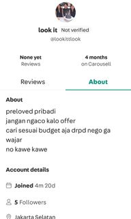 (Kategori: ) berada di . Dikirim oleh trustbrie (ID iklan 1406319296, Gambar 1). Deskripsi: .