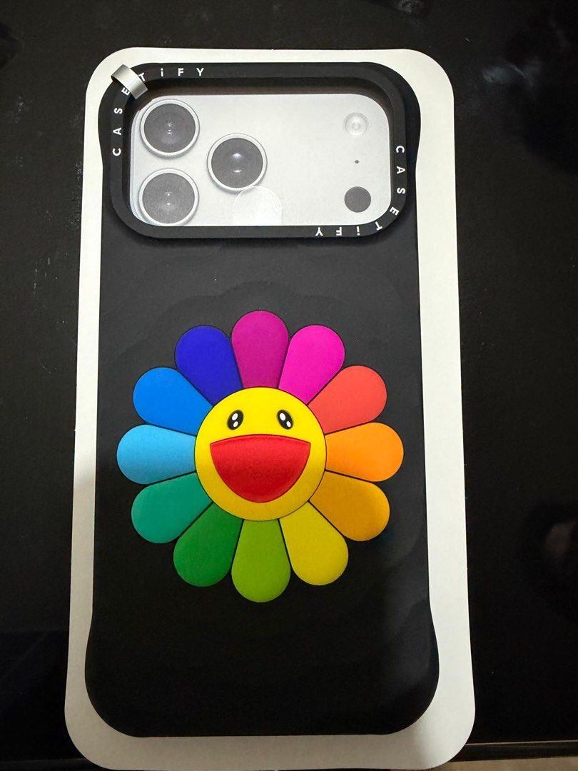 Casetify x 村上隆太陽花手機殼(彩色) Iphone 17 Pro Max, 手提電話