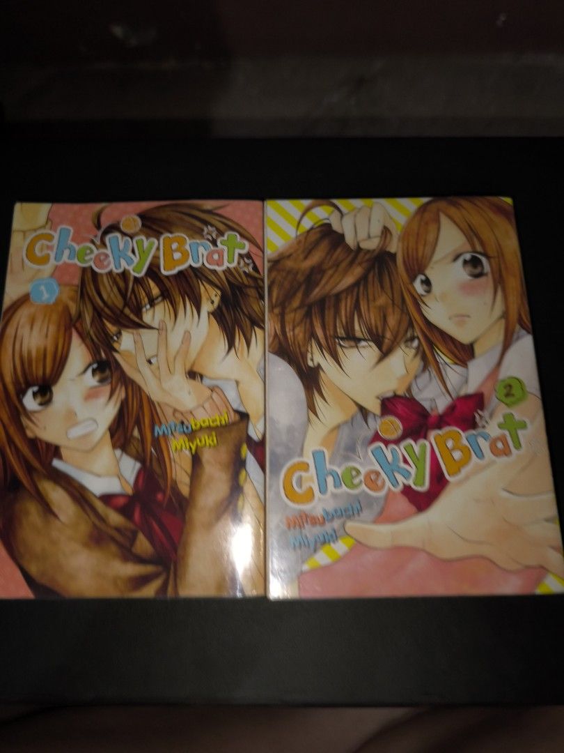 Cheeky Brat Manga Volume 1 & 2 (Category: Comics & Manga) located in Pasay City. Submitted by kuroe.0 (Listing ID 1406400095, Image 1). Description: selling my preloved mangas since I cant bring them to my new place :') Msg me if you have any concerns, thank u! have yellow marks but minimal includes: plastic cover price is per book, not set. MOP: Gcash/Maya.