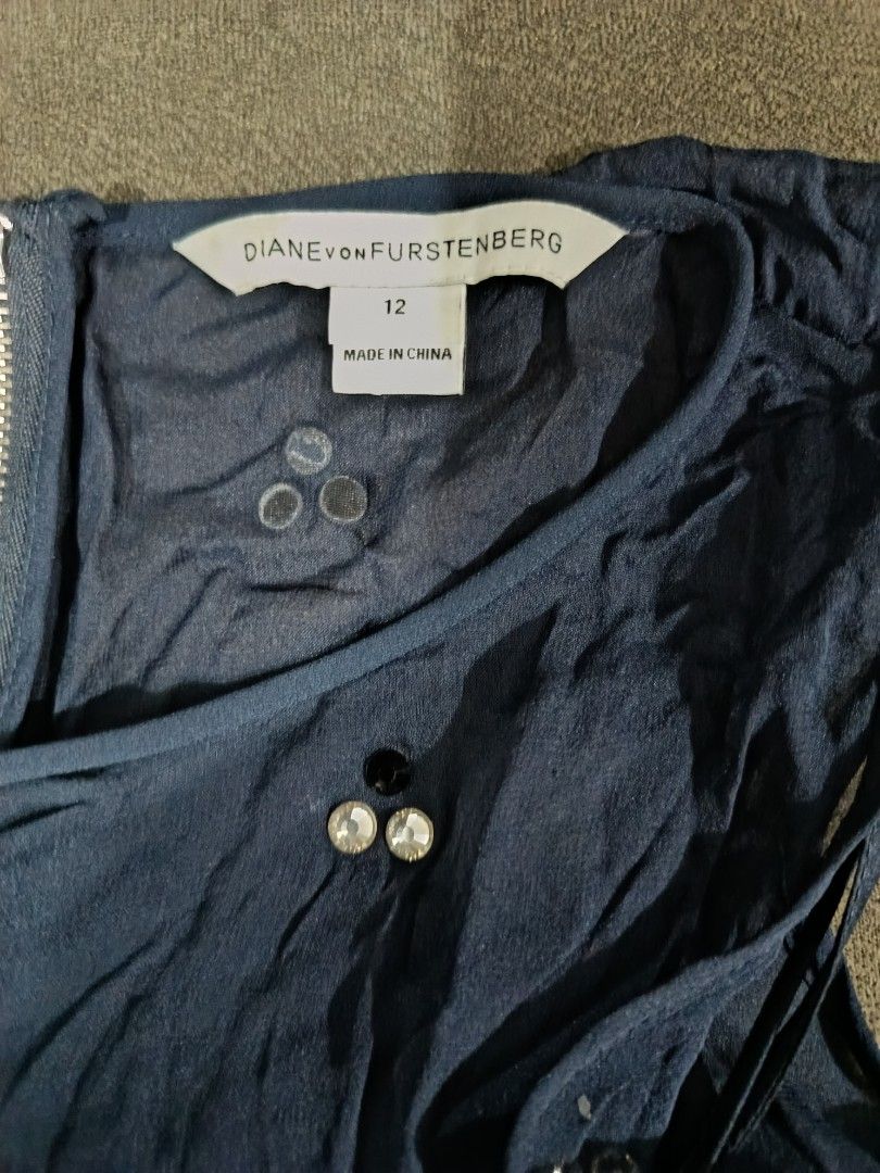 Cocktail dress with rhinestones (Category: Dresses) located in Las Pinas. Submitted by candy_0905 (Listing ID 1406306290, Image 1). Description: branded by DIANE VON FURSTENBERG size xl or 12 bought in the US with rhinestones shipping by buyer.