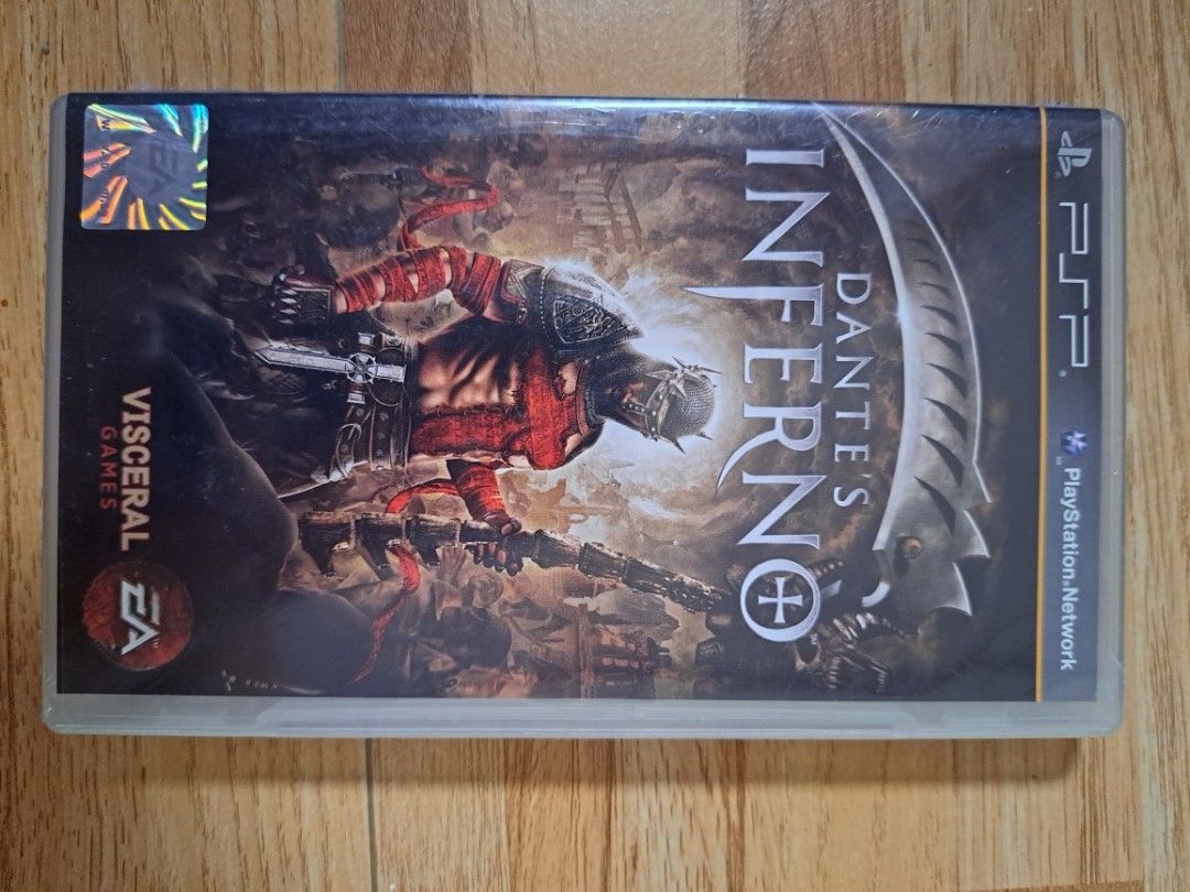 Dantes Inferno (Category: PlayStation) located in Rizal. Submitted by retropesos (Listing ID 1406292465, Image 1). Description: Dantes inferno for PSP, Resealed to preserve the condition..