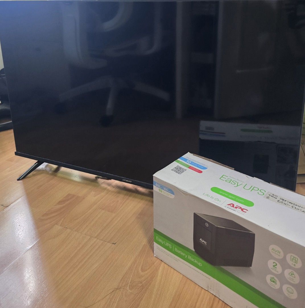 Devant Smart TV (Category: TV) located in Manila. Submitted by iselc (Listing ID 1406296785, Image 3). Description: - Devant Smart TV 43 inches. once lang nagamit dahil nasa vacation house lang - Features HDMI ports.