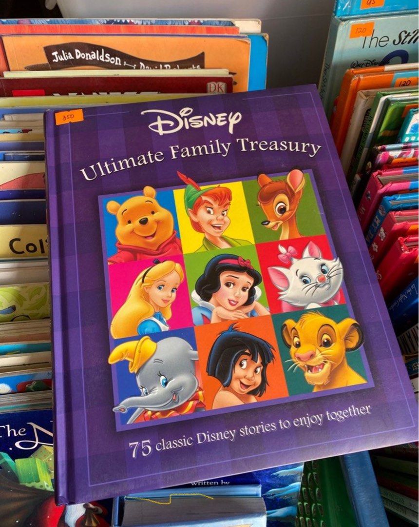 Disney Ultimate Family Treasury (Category: Children's Books) located in Roxas City. Submitted by jazzjaxstuff (Listing ID 1406411888, Image 1). Description: Contains 73 heartwarming tales from all of your favourite Disney films. The characters have lots of fun and magical adventures, and can also help us to learn valuable lessons about life, love and friendship..