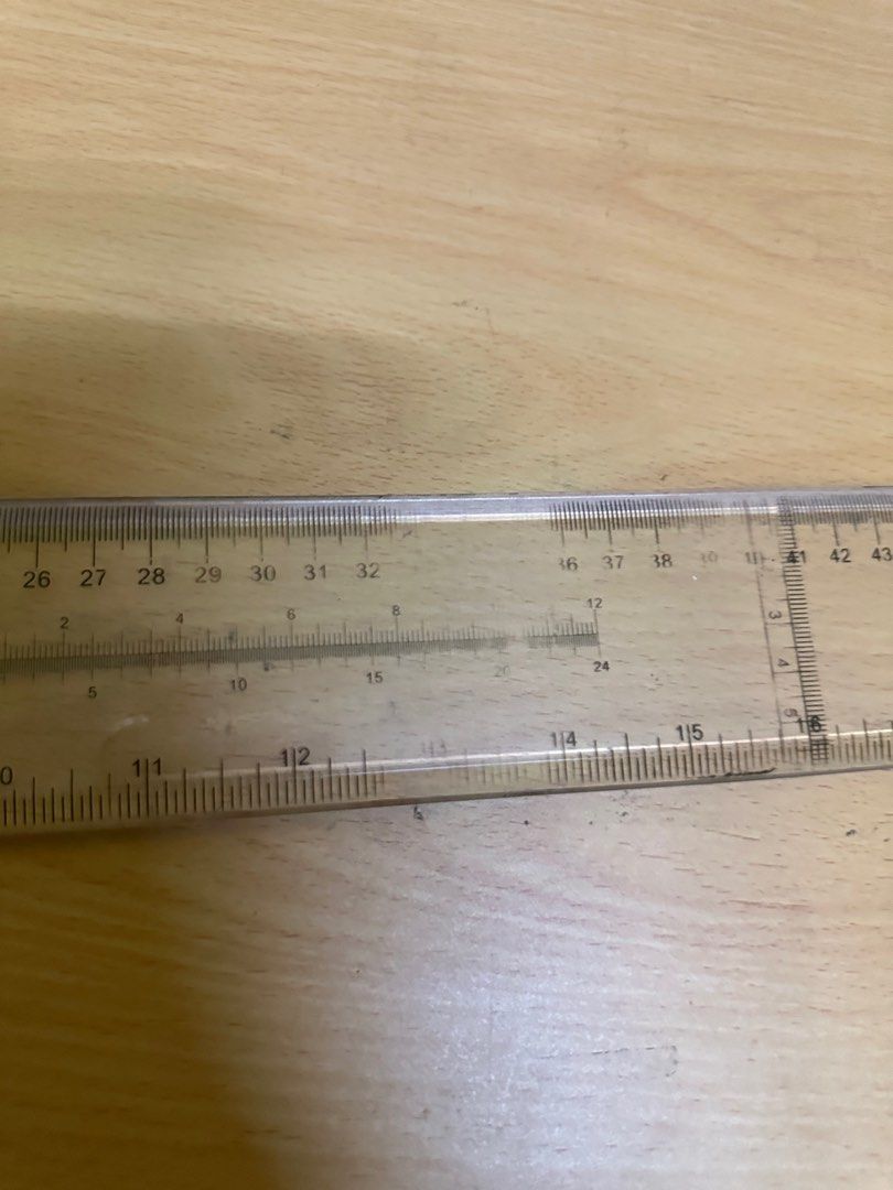 DURER Transparent T-Square Ruler 36 INCHES (Category: Stationery & School Supplies) located in Binan City. Submitted by kymsells (Listing ID 1406413986, Image 2). Description: - some areas are faded.