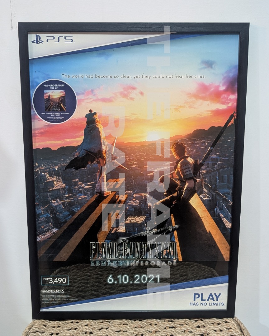 Final Fantasy VII Remake Intergrade PS5 Poster, Hobbies & Toys ...