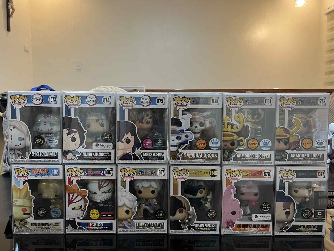 Funko Pop! Anime Figures (Category: Designer & Blind Box Toys) located in Quezon City. Submitted by jeffabe (Listing ID 1406401800, Image 2). Description: Never out of box, box condition is 9-9.5 except otherwise stated Muichiro Funkon Doctor Strange (Ghost Rider) GITD Nobara Funko Shop - SOLD SSG Goku - SOLD Goku UI Sign Itadori Slaughter Demon Satoru Gojo 2023 WonCon - SOLD Super Saiyan Rose Goku Black GITD Chopper Flocked SE Gol D. Roger Moon 
