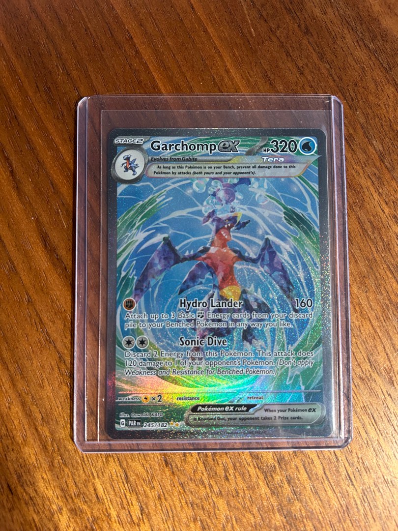 Garchomp Ex SIR #245 Pokemon Paradox Rift, Hobbies & Toys, Toys & Games ...