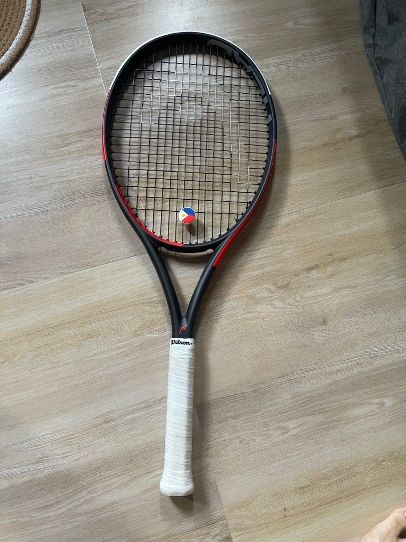 Head IG Challenge MP Tennis Racket (Category: Racket and Ball Sports) located in Batangas. Submitted by hellocedi (Listing ID 1406347274, Image 1). Description: 295g, 100 head size, Grip 2 New Wilson Pro Grip (used twice only) With head protector Flawless - minor scratch sa head but all good. String is still the original string the comes with the racket. Free head bag Dampener not included RFS: too heavy for me. Last price at good deal na din.