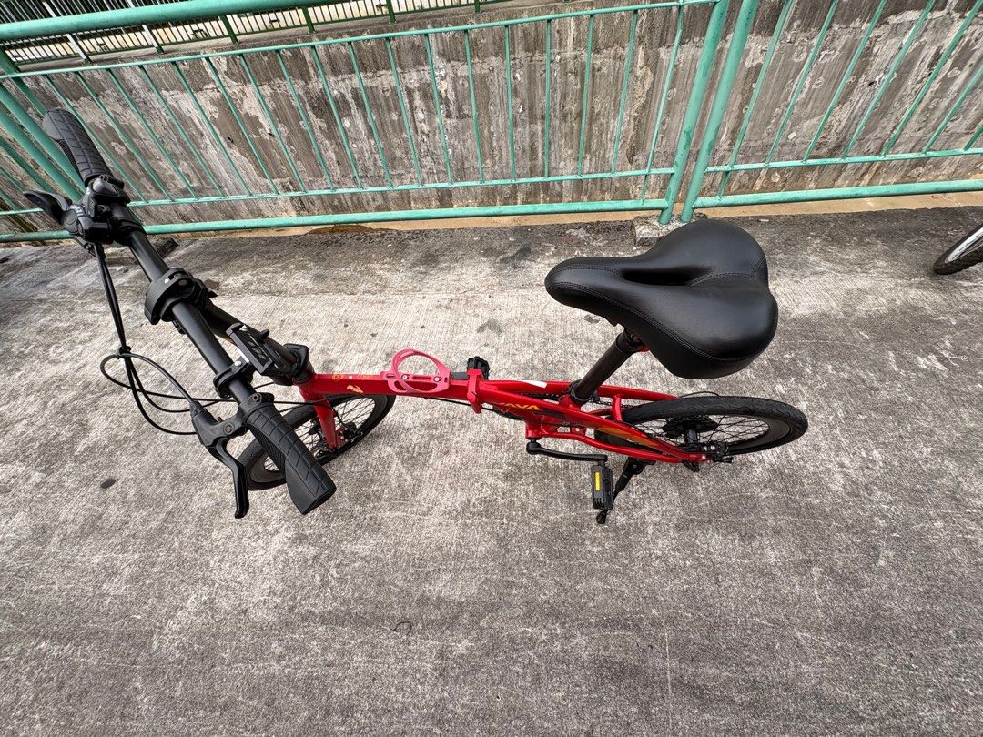 Java Folding Bike - Red, Sports Equipment, Bicycles & Parts, Bicycles ...