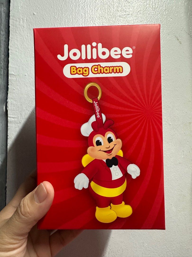 Jollibee Bag Charm (Category: Character Goods) located in Manila. Submitted by kaelstoypalace (Listing ID 1406424356, Image 1). Description: SEALED.