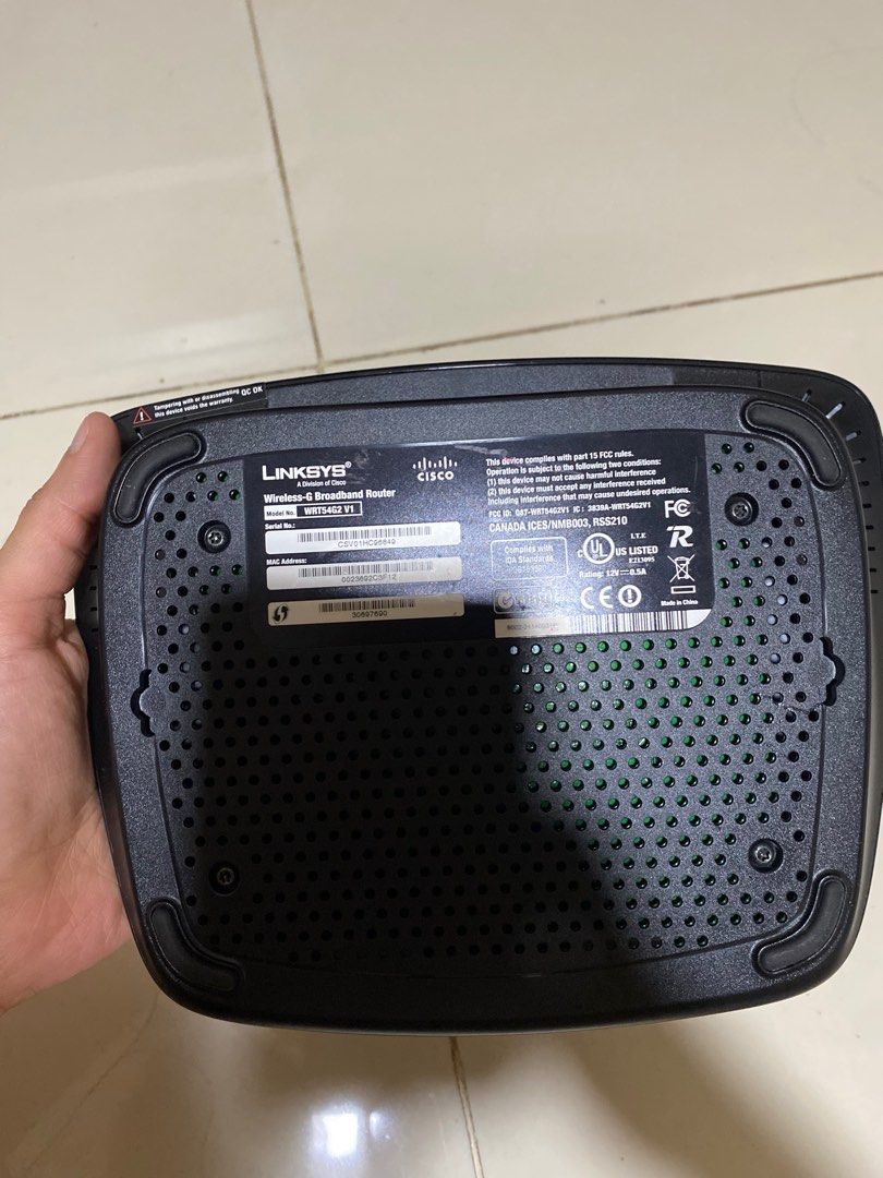 Linksys Wireless-G Broadband Router WRT54G2 V1, Computers & Tech, Parts ...