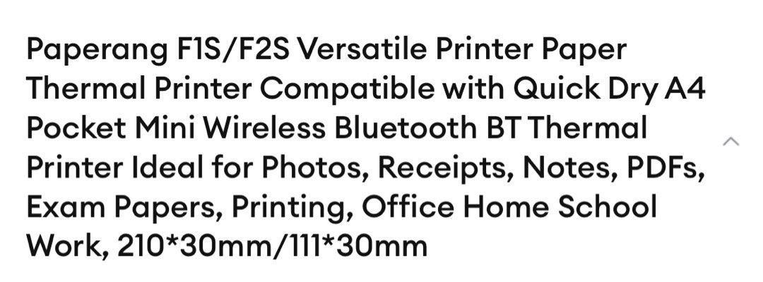 Paperang Label Printer and Paper Cutter (Category: Printers, Scanners & Copiers) located in San Pedro. Submitted by dhaest (Listing ID 1405530164, Image 3). Description: Portable A4 Thermal printer With 1 roll of thernal paper With paper cutter Loc: san pedro, laguna Rfs: upgrading last price na po..