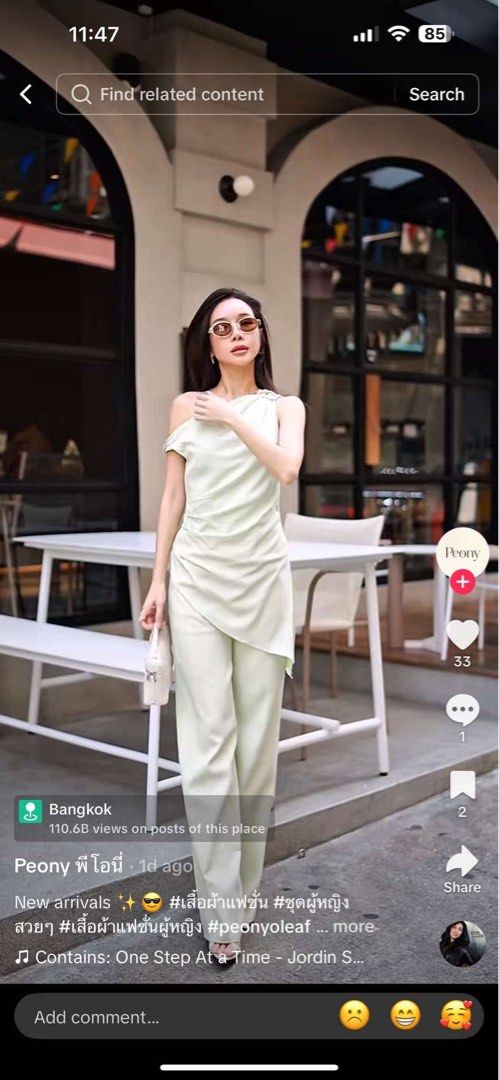 Peony Bkk Coordinates (Category: Sets or Coordinates) located in Manila. Submitted by rcxp_ (Listing ID 1406419929, Image 1). Description: Rfs: Too big (Gagamitin sana for Wedding but it’s too big for me, nabili ko siya sa live selling).