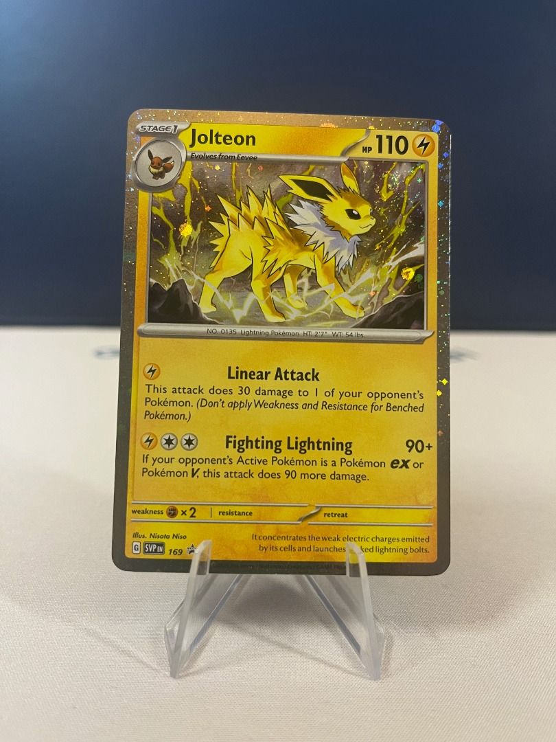 Pokémon Prismatic Evolutions – Poster Collection (WITHOUT BOOSTER PACKS) (Category: Raw Singles) located in Makati City. Submitted by chapangya (Listing ID 1406444048, Image 2). Description: Condition: Opened – booster packs already ripped, but ALL non-pack contents are complete and untouched. Includes: ✔️ 3 Promo Cards (Jolteon, Vaporeon, Flareon) – NM ✔️ Poster (folded as originally included) ✔️ Code Card ✔️ Original box (opened, minor handling