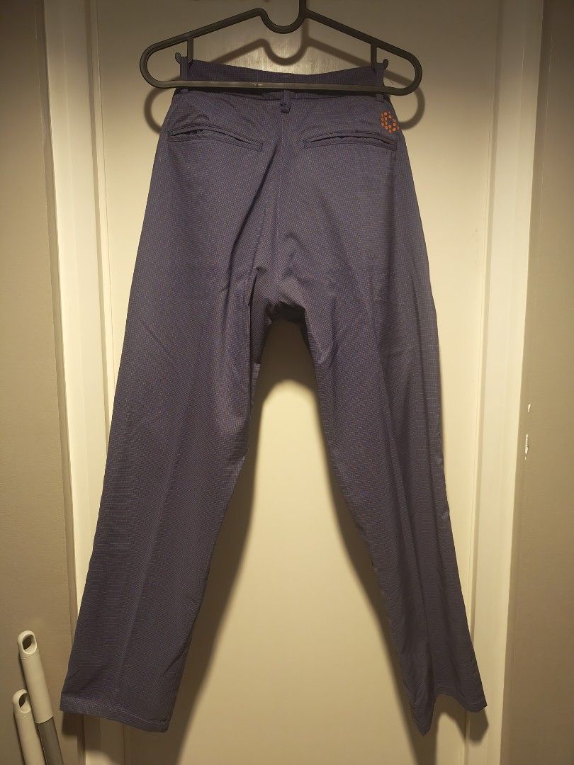 Puma Golf Checkered Pants (Category: Trousers) located in Quezon City. Submitted by bigboibun (Listing ID 1406416839, Image 2). Description: preowned not thrifted size 32 x 37 inches excellent condition rfs decluttering dont play golf anymore spandex/polyester material.