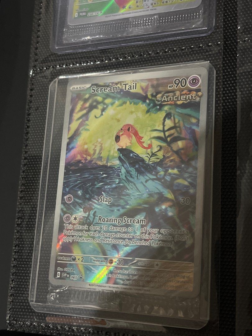 pokemon card scream tail Pokemon - Scarlet & Violet - Temporal Forces - Scream Tail main image 1
