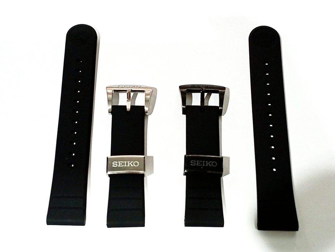 Authentic Seiko Silicone Strap (Category: Women's Watches) located in Manila. Submitted by AlecsxanderTimeCollection (Listing ID 1406297588, Image 3). Description: Brand new / Available on hand P1,800 each Free Shipping nationwide - Authentic - 22mm Seiko Silicone Strap - Stainless steel buckle FB Page: Alecsxander Time Collection PM for inquiries 😊.