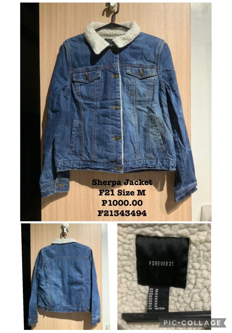 Sharpa Denim Jacket (Category: Coats, Jackets and Outerwear) located in Paranaque City. Submitted by loopystrunk (Listing ID 1406309903, Image 1). Description: .