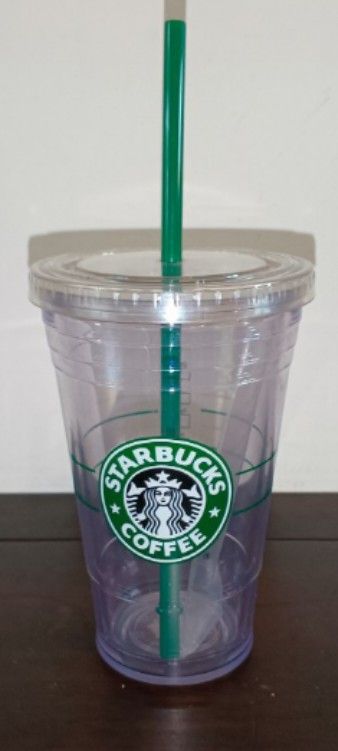 Starbucks Clear Tumbler with Straw (Category: Water Bottles & Tumblers) located in Pulilan. Submitted by smartshopper516 (Listing ID 1406112136, Image 2). Description: (2 Pieces avail) -Brandnew - Starbucks clear tumbler grande - Features the iconic green logo - Includes lid and green straw - Ideal for cold beverages - Classic and simple design.