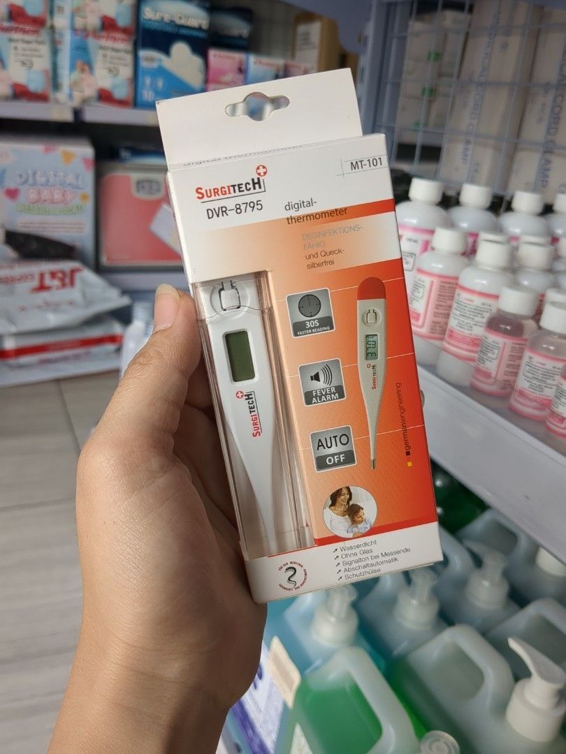SURGITECH DIGITAL THERMOMETER (Category: Medical Supplies & Tools) located in Quezon City. Submitted by andrea_dxs (Listing ID 1406295091, Image 1). Description: .