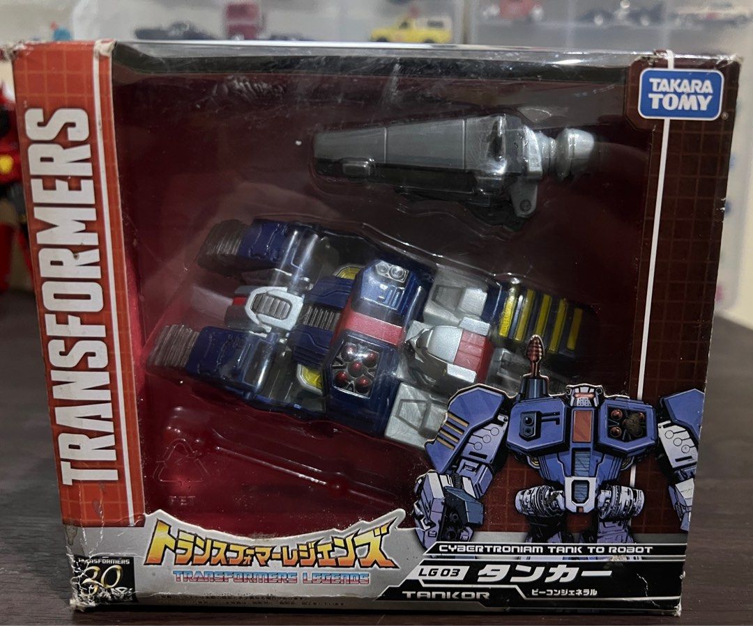 Takara Transformers Legends LG-03 Tankor (Category: Action & Battle Toys) located in Bacolod City. Submitted by djl232 (Listing ID 1406402112, Image 1). Description: For sale rare TakaraTransformers Legends Lg-03 Tankor -Definitive Beast Machines Tankor figure -Okay firing missile gimmick -Geared claws -Easy & quick convertion from robot to vehicle & vice versa -No instruction manual -P200 Shipping fee nationwide -Thank you! .