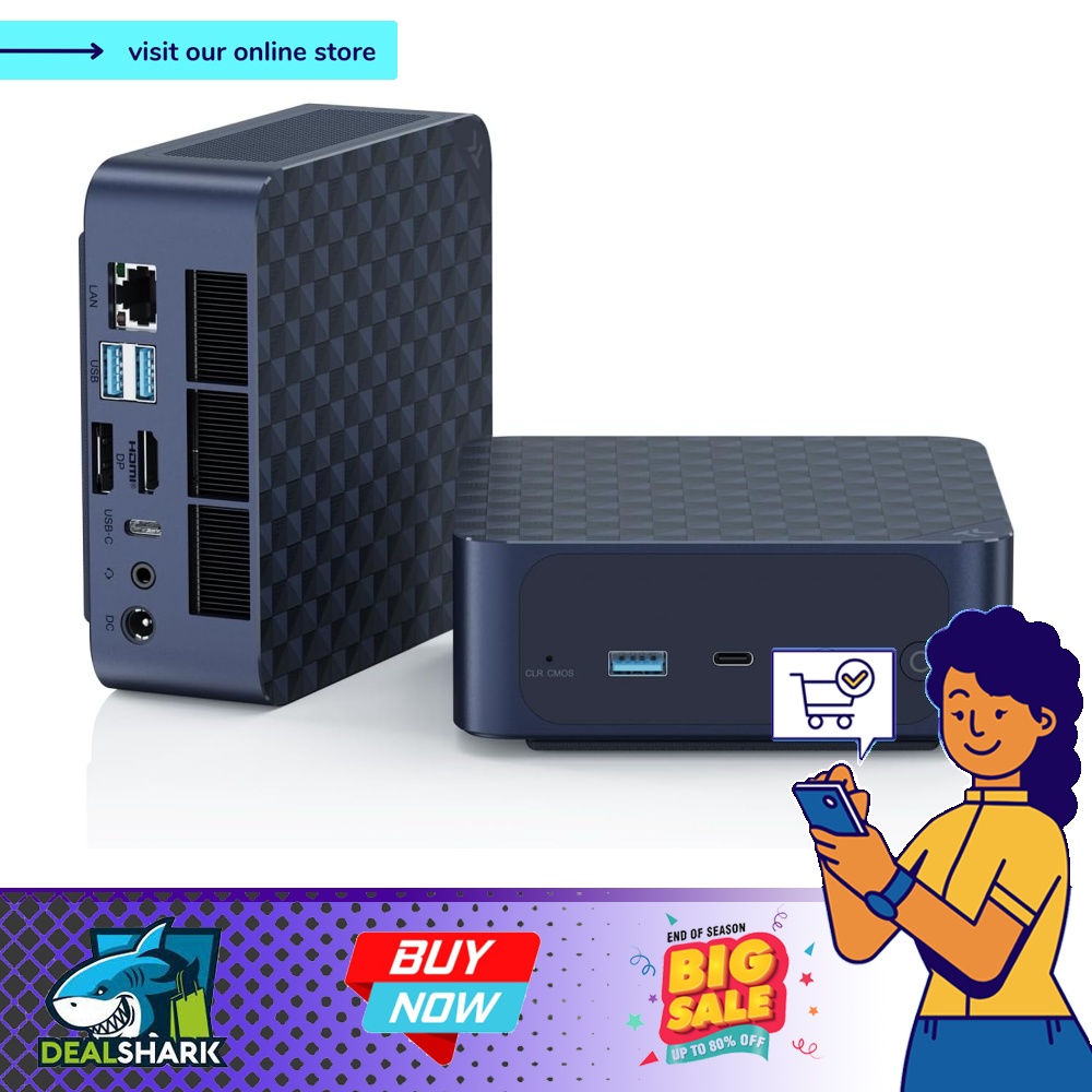 TRIGKEY Key i13 Mini PC, i9-13900HK, 13th Gen Intel Core (14C/20T, up ...