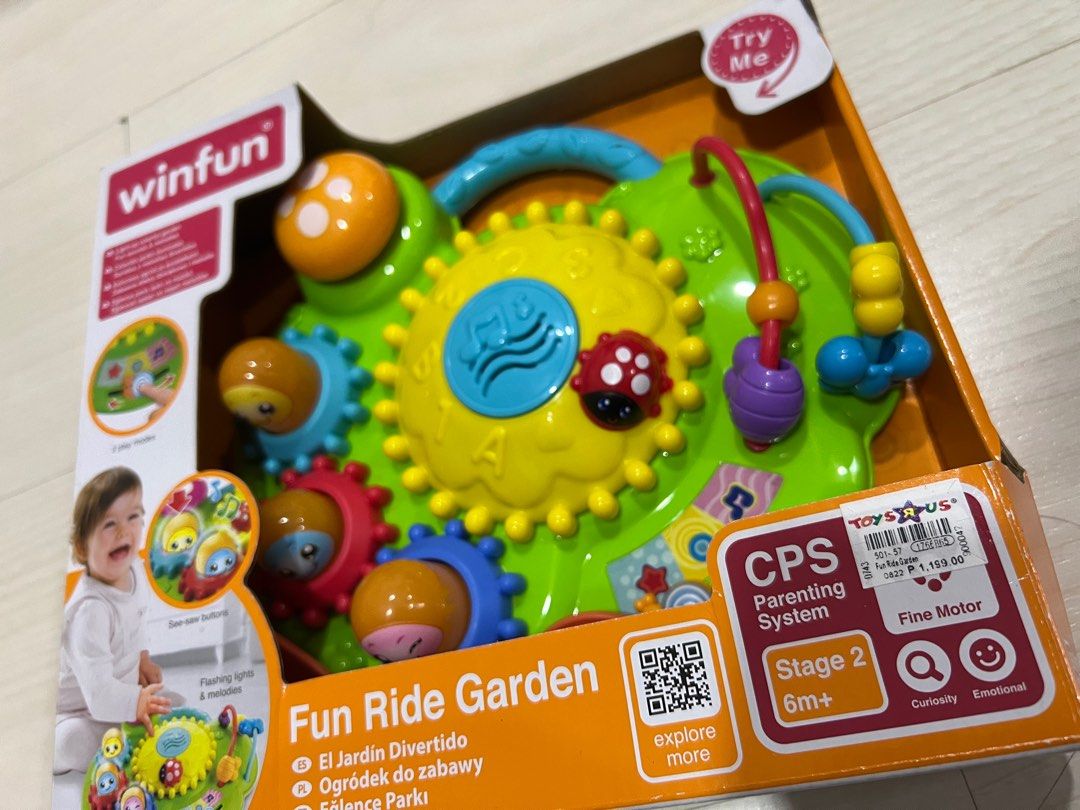 WinFun Fun Ride Garden Toy (Category: Infant Playtime) located in Quezon City. Submitted by stylebook_ph (Listing ID 1406354268, Image 2). Description: .