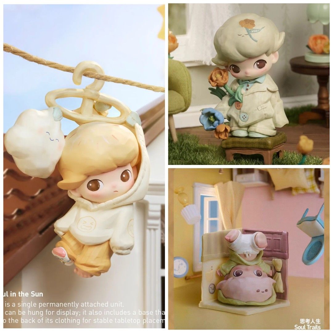 WTS BNIF POPMART, DIMOO The Missing Day Series Figures, Blooming Button ...