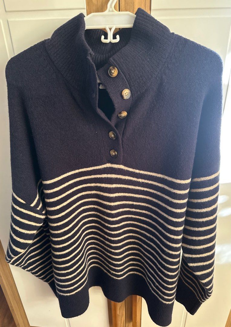 Zara knit high neck sweater (Category: Coats, Jackets and Outerwear) located in Pasig City. Submitted by chubby_cheeks (Listing ID 1406372712, Image 1). Description: Bnew, just removed tag Perfect for cold weather Best fit for XL-2XL.