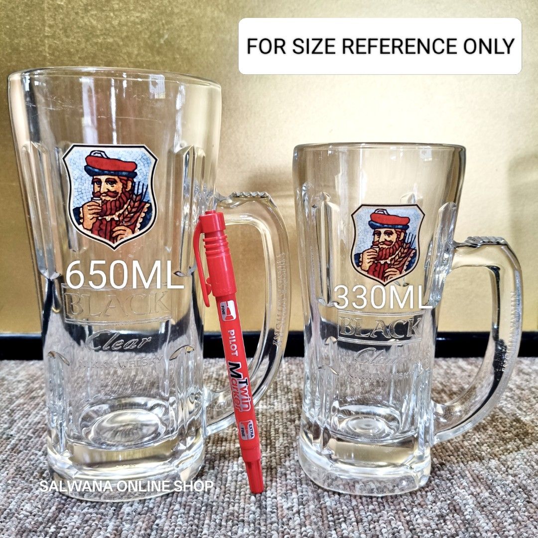 650ml JUMBO SIZE JAPAN SURPLUS NIKKA WHISKY BEER MUG (Category: Dinnerware & Cutlery) located in Mabalacat. Submitted by salwanaonlineshop (Listing ID 1406516632, Image 2). Description: 650ml JUMBO SIZE JAPAN SURPLUS NIKKA WHISKY BEER MUG 🇯🇵 For hot and cold 🇯🇵 650ml capacity 🇯🇵 Makapal glass material 🇯🇵 With some light scratches 🇯🇵 No issue 🇯🇵 Japan Source 🛒 Follow us on S.H.O.P.E.E and L.A.Z.A.D.A at SALWANA ONLINE SHOP for more ra
