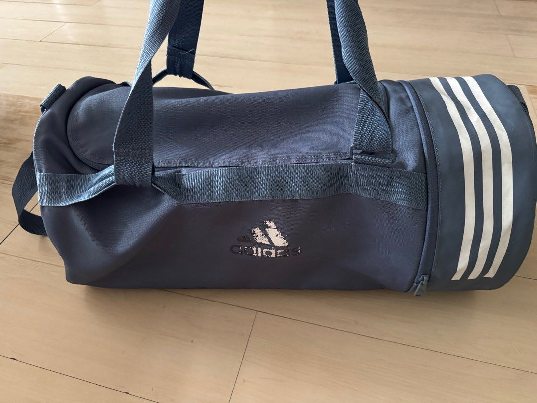 Addidas Original Large size - Duffle bag (Category: Backpacks) located in Quezon City. Submitted by JCshops (Listing ID 1406481937, Image 1). Description: in excellent condition Only the word Adidas (as shown on photo is fading) Shoe compartment (never been used) for clothes only. So inside is all clean No holes. Used for a few times only .
