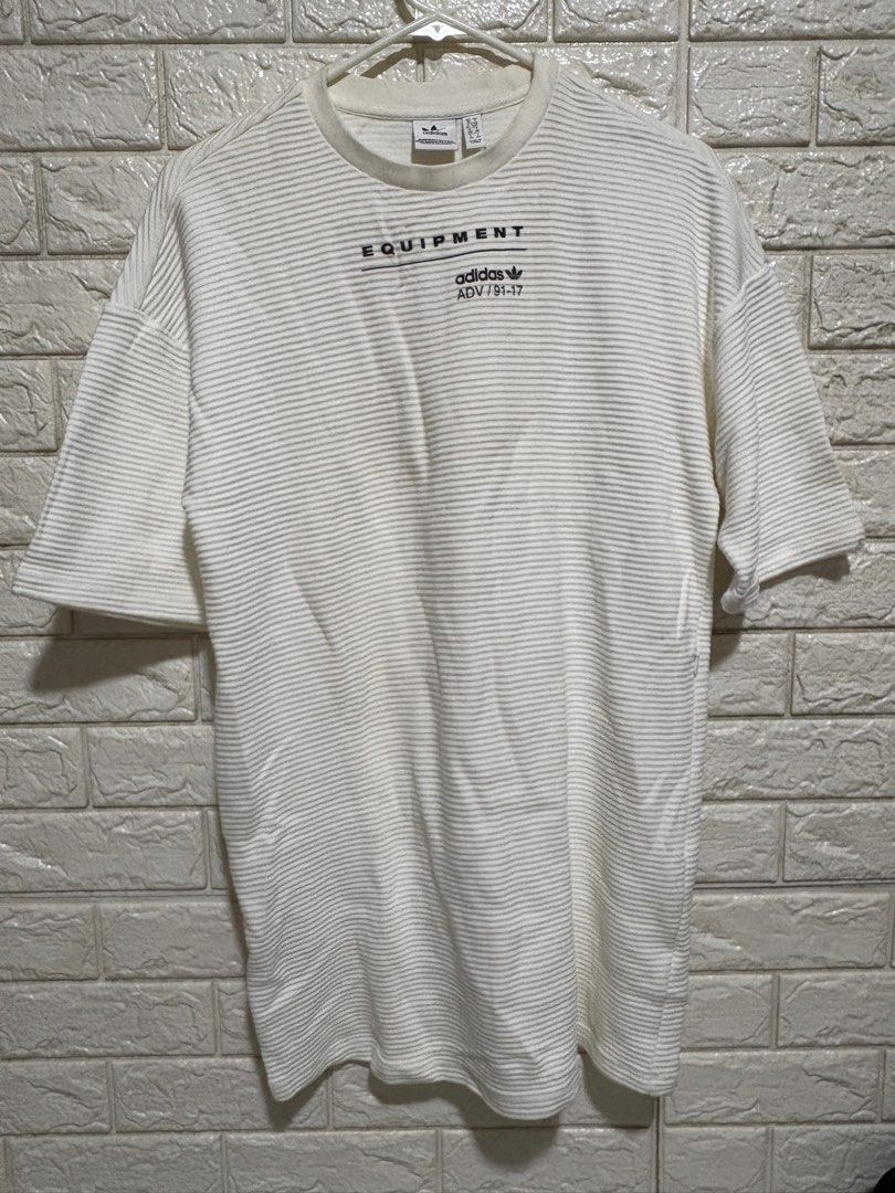 Adidas T Shirt Dress (Category: Activewear) located in Pasig City. Submitted by meefinds (Listing ID 1406586202, Image 2). Description: Size s but can fit up to med .