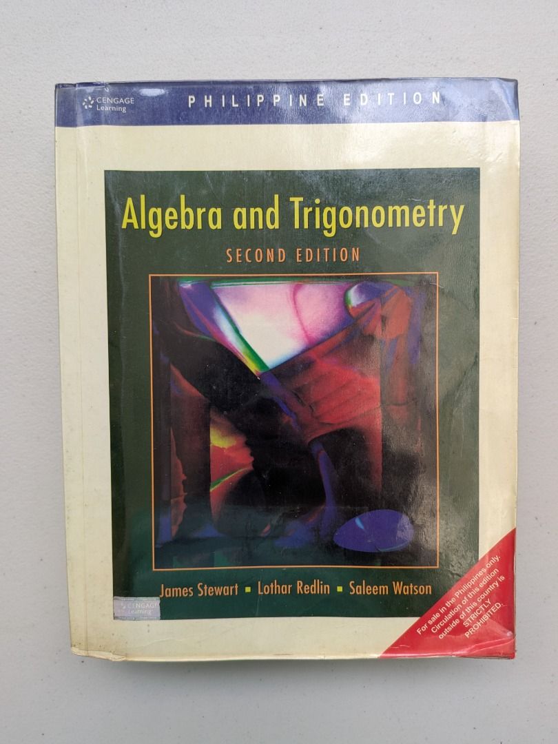 Algebra and Trigonometry 2nd Edition - Philippine Edition (Category: Textbooks) located in Quezon City. Submitted by geloboy10 (Listing ID 1406515911, Image 1). Description: The product is sold AS IS.
