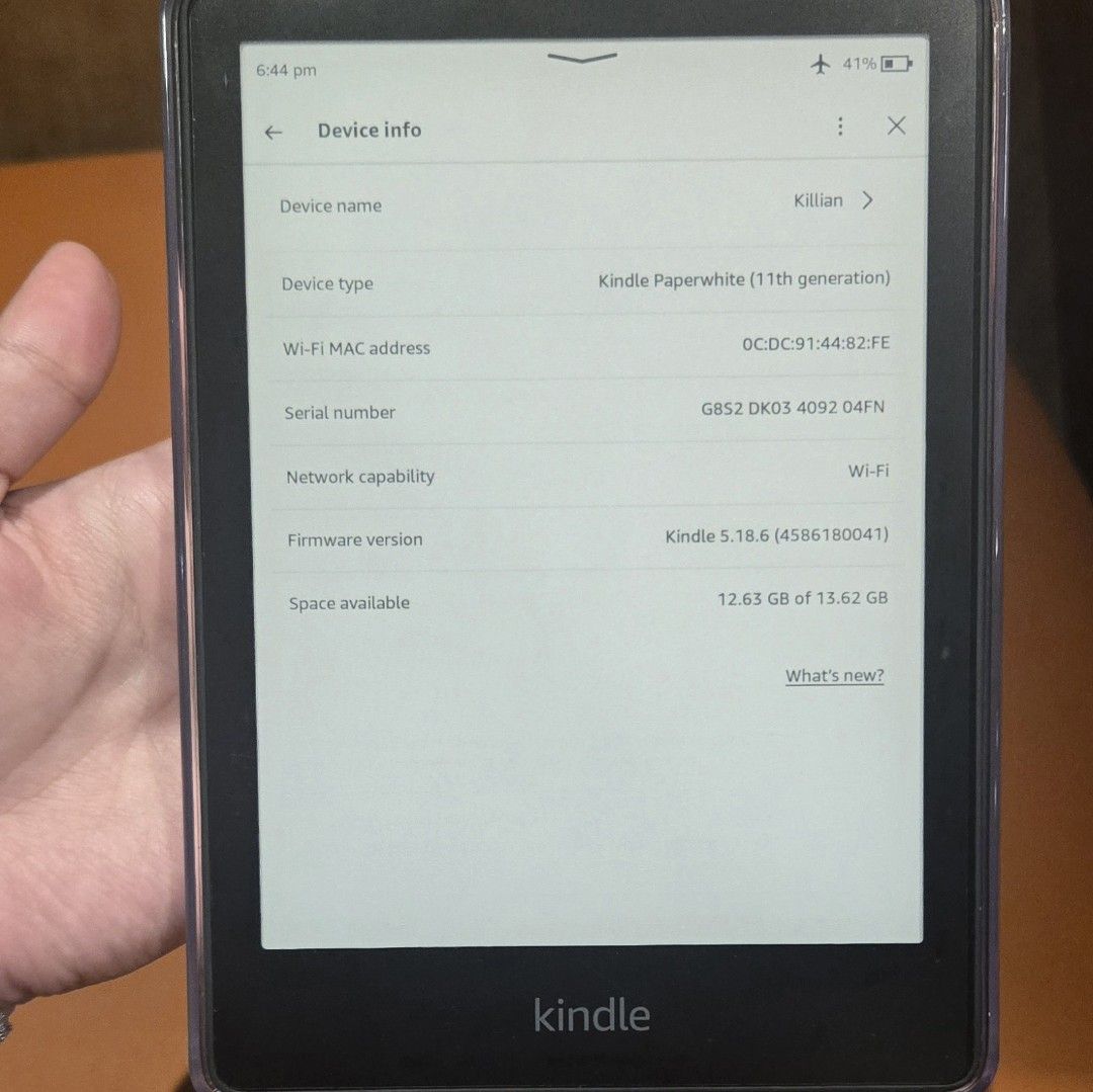 Amazon Kindle Paperwhite 11th Gen (Category: Cases & Sleeves) located in Makati City. Submitted by elle.atari (Listing ID 1406564021, Image 3). Description: drop your offers shipping is care of buyer comes with freebies screen protector installed since day one 16GB purchased july 2024 bought for 12k.