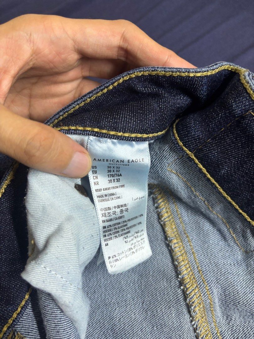 American Eagle NE(X)T LEVEL FLEX (Category: Jeans) located in Manila. Submitted by kyleveee (Listing ID 1406602337, Image 3). Description: Authentic American Eagle Size 30 x 32 Slim Taper.