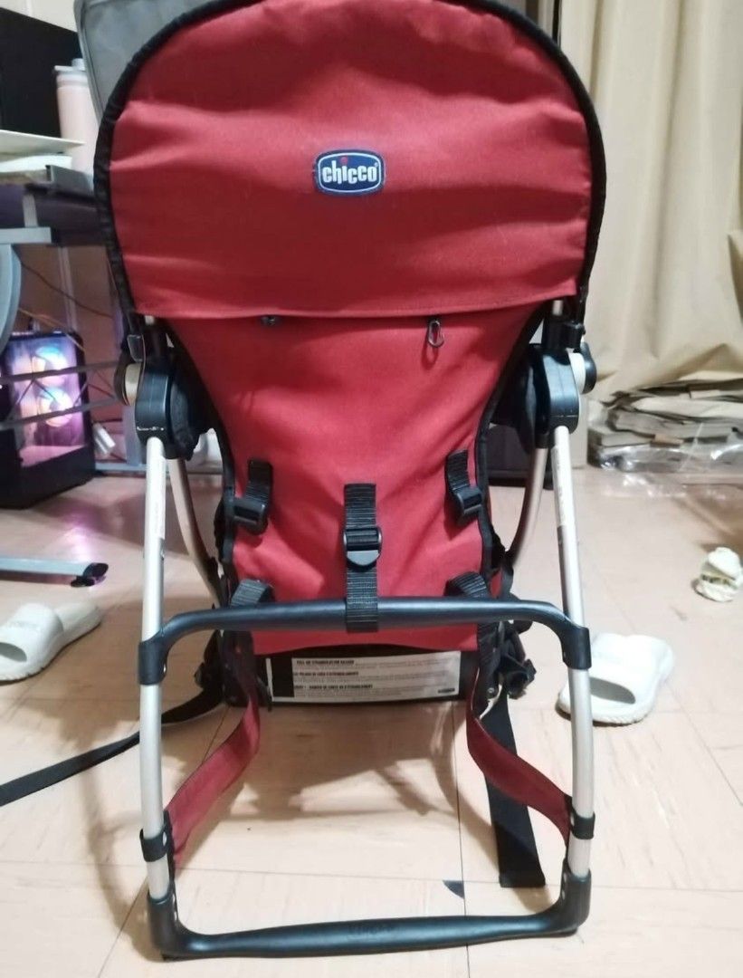 Baby Carrier for Hiking (Category: Carriers & Slings) located in San Mateo. Submitted by lengparlade (Listing ID 1406569420, Image 3). Description: Baby Caddy Backpack Carrier With very minor scratches on one side. Otherwise, in very excellent condition. Used during a travel abroad then stored 😊 Php4,800 (negotiable if kunin agad) RFS : Baby is too big for this na 😊.